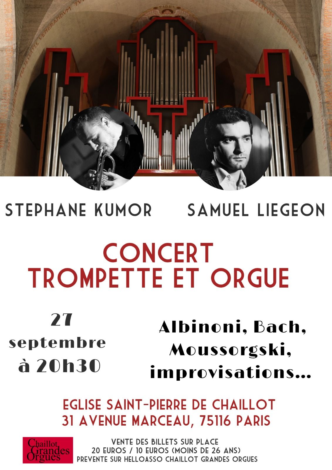 Concert trompette et orgue